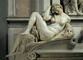 Grab von Giuliano de Medici (Detail der Nacht)